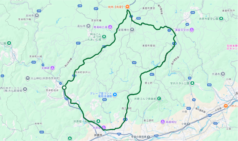 ルート７のマップ